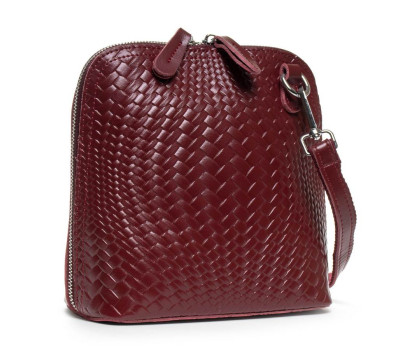 Сумка жіноча класична шкіра ALEX RAI 33-8803 watermelon red Podium