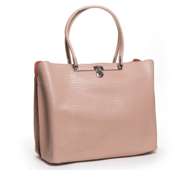 Сумка жіноча класична шкіра ALEX RAI 50-9381 pink Podium