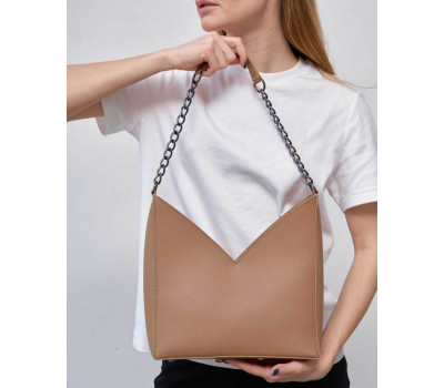 Сумка жіноча "Карлі" темний кави WeLassie