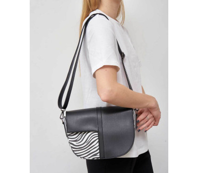 Сумка женская «Джилл» зебра с черным WeLassie