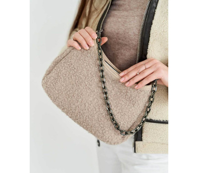 Женская сумка «Агнес» бежевая WeLassie