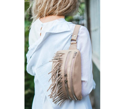 Сумка поясная Spirit крем-брюле BlankNote