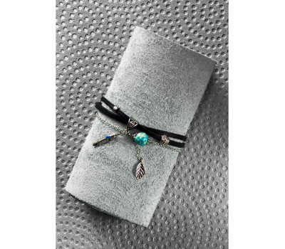 Браслет чорний Джіа BlankNote