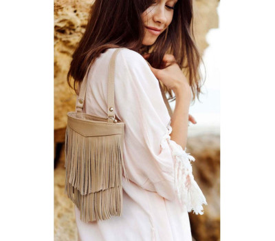 Сумка мини-кроссбоди Fleco крем-брюле BlankNote