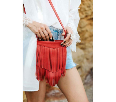 Сумка мини-кроссбоди Fleco рубин BlankNote