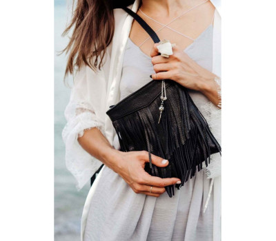 Сумка мини-кроссбоди Fleco оникс BlankNote