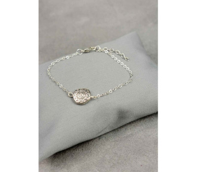 Браслет - ланцюжок з декоративною вставкою нікель BlankNote