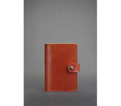 Обкладинка для паспорта 3.0 коньяк (шкіра) BlankNote