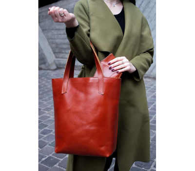 Сумка шоппер D.D. коньяк BlankNote