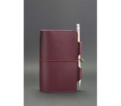 Шкіряний блокнот (Софт-бук) 3.0 Виноград BlankNote