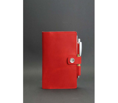 Шкіряний блокнот (Софт-бук) 4.0 Корал BlankNote