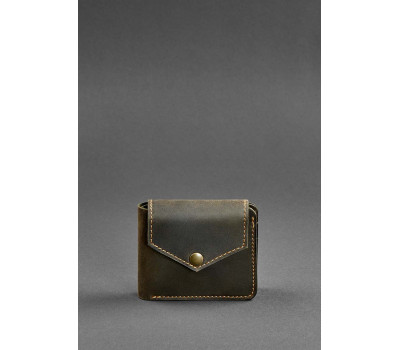 Портмоне 4.2 (4 кишені, кнопка) Горіх-апельсин BlankNote