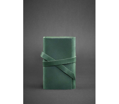 Шкіряний блокнот (Софт-бук) 1.0 Смарагд BlankNote