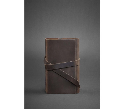 Шкіряний блокнот (Софт-бук) 1.0 Горіх BlankNote