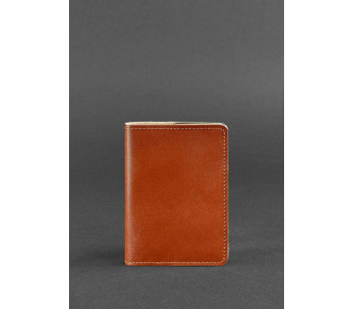 Обкладинка для паспорта 1.2 Коньяк BlankNote