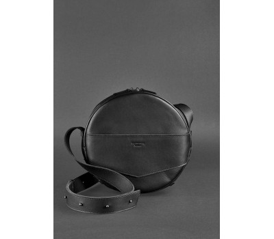 Кругла сумка-рюкзак maxi Графіт BlankNote