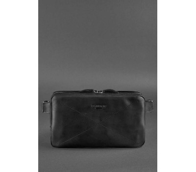 Сумка поясная DROPBAG MAXI (Кожа Crazy Horse) графит BlankNote