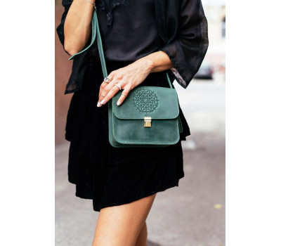 Бохо-сумка Лилу изумруд BlankNote