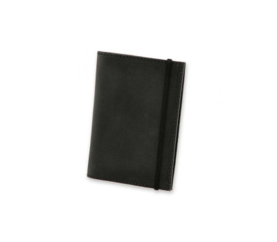 Обкладинка для паспорта 1.0 Графіт (шкіра) + блокнотик BlankNote
