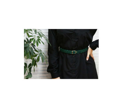 Жіночий бохо-ремінь Смарагд BlankNote