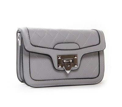 Сумка Жіноча Класична зі штучної шкіри FASHION 01-06 17033 grey-blue
