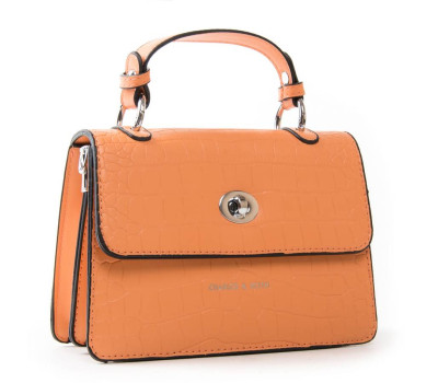 Сумка Жіноча Класична зі штучної шкіри FASHION 01-06 17057 orange