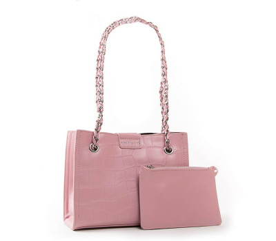 Сумка Жіноча Класична зі штучної шкіри FASHION 01-06 7153 pink