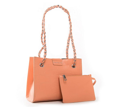 Сумка Жіноча Класична зі штучної шкіри FASHION 01-06 7153 orange