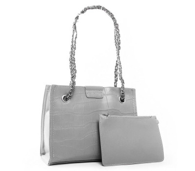 Сумка Жіноча Класична зі штучної шкіри FASHION 01-06 7153 grey