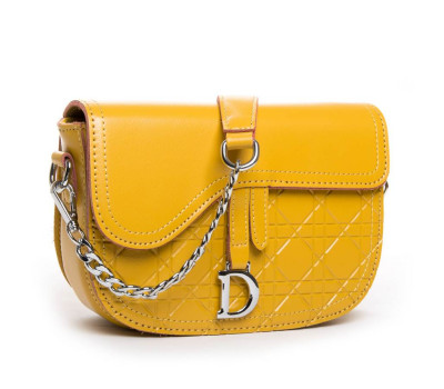 Сумка Жіноча Класична шкіра ALEX RAI 44-9386 yellow