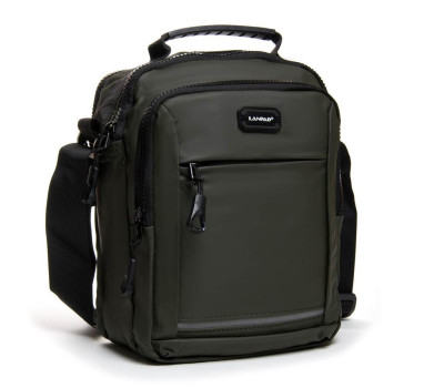 Сумка чоловіча планшет нейлон Lanpad 85009 green
