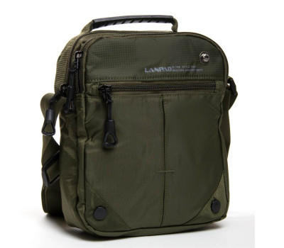 Сумка чоловіча планшет нейлон Lanpad 28670 green