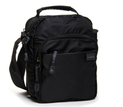 Сумка чоловіча планшет нейлон Lanpad 63001 black