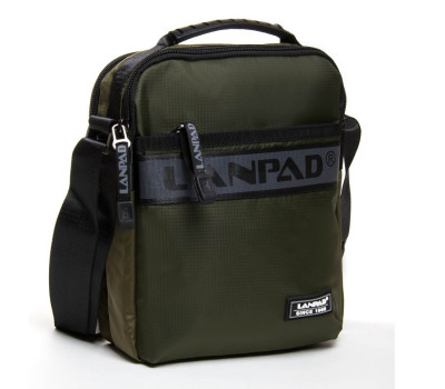 Сумка чоловіча планшет нейлон Lanpad 6007 green