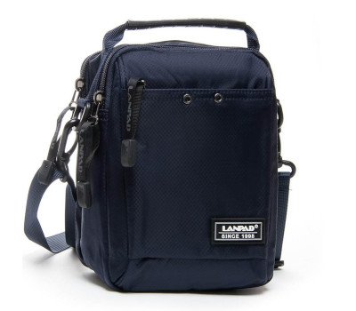 Сумка чоловіча планшет нейлон Lanpad 8382 blue
