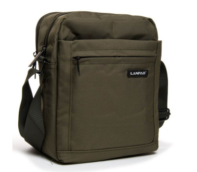 Сумка чоловіча планшет нейлон Lanpad 6029 green