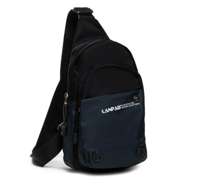 Сумка чоловіча на плече нейлон Lanpad 8351 blue