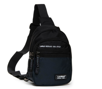 Сумка чоловіча на плече нейлон Lanpad 83008 blue