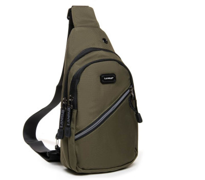 Сумка чоловіча на плече нейлон Lanpad 82032 green