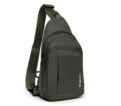 Сумка чоловіча на плече нейлон Lanpad 4218 green