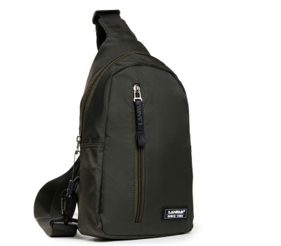 Сумка чоловіча на плече нейлон Lanpad 3733 green