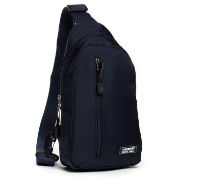 Сумка чоловіча на плече нейлон Lanpad 3733 blue