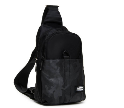 Сумка чоловіча на плече нейлон Lanpad 53255 black