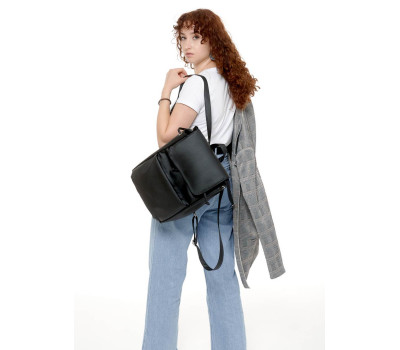 Женский рюкзак Sambag Loft MQN черный