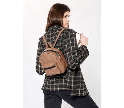 Женский рюкзак Sambag Brix SSB коричневый