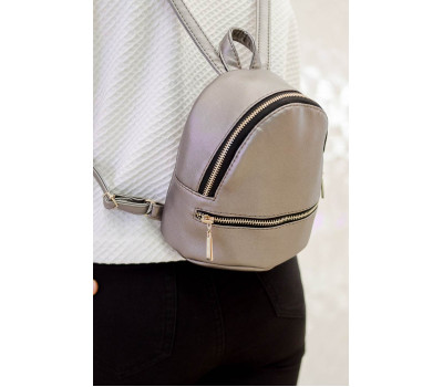 Маленький рюкзак Sambag Mane SSG silver dark