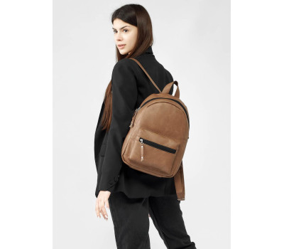 Жіночий Рюкзак Sambag Talari MSB коричневий нубук