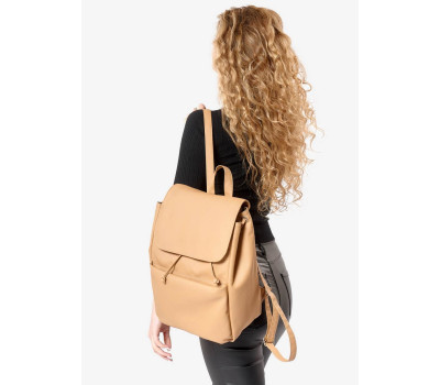 Жіночий рюкзак Sambag Loft MQN бежевий