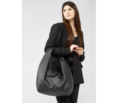 Женская сумка Sambag HOBO L черная