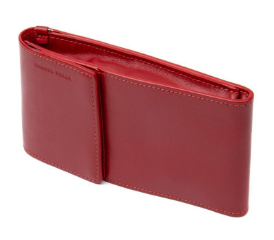 Женская кожаная сумка-кошелек GRANDE PELLE 11441 Красный